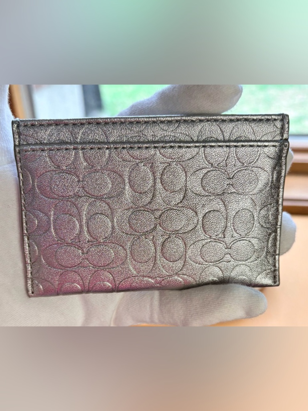 Coach Metallic Cardholder/Wallet - Picture 3 of 9
